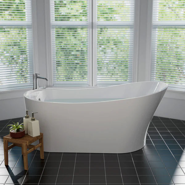 67" Freestanding Soaking Tub with Left Drain  EMPV-67FT1528