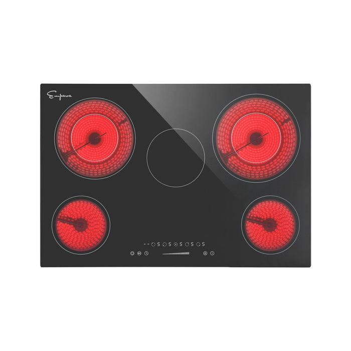 Empava 30 Inch Black Electric Radiant Cooktop- 30REC13