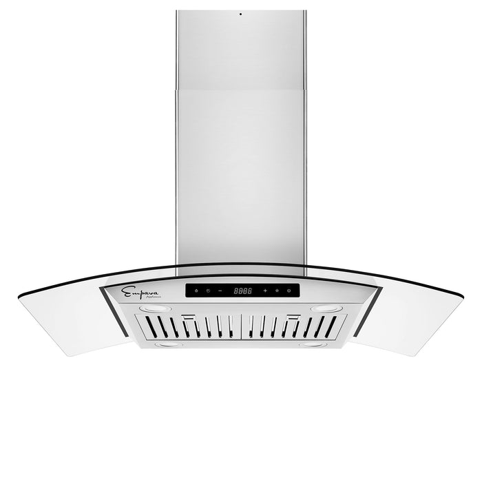 Empava  36 in. 400 CFM Kitchen Island Wall Mount Ducted Range Hood-36RH09