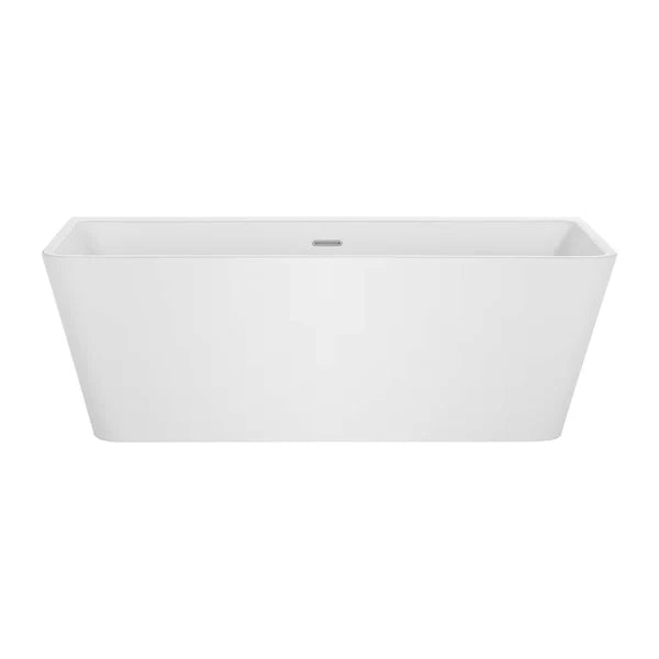 67" Freestanding Soaking Tub with Center Drain EMPV-67FT1516