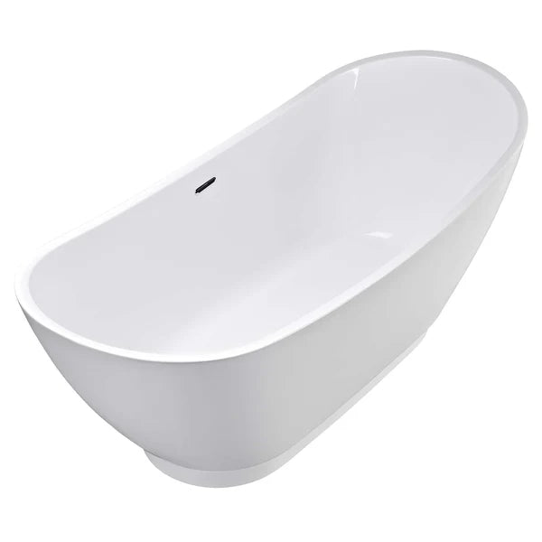 69" Freestanding Soaking Tub with Center Drain EMPV-69FT1603