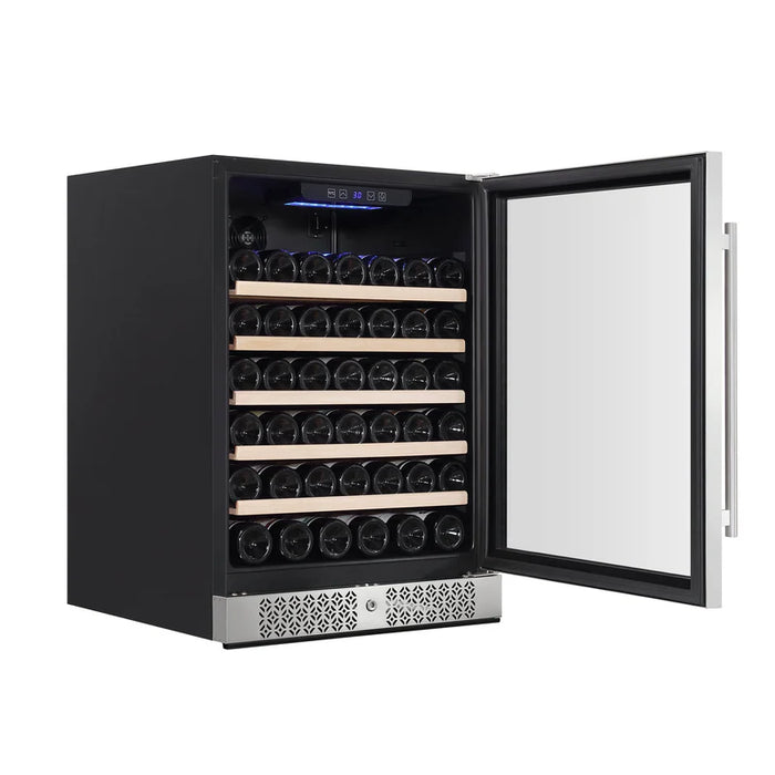 Empava WC03S 24 Inch Wine Cooler Wine Fridge 52 Bottles