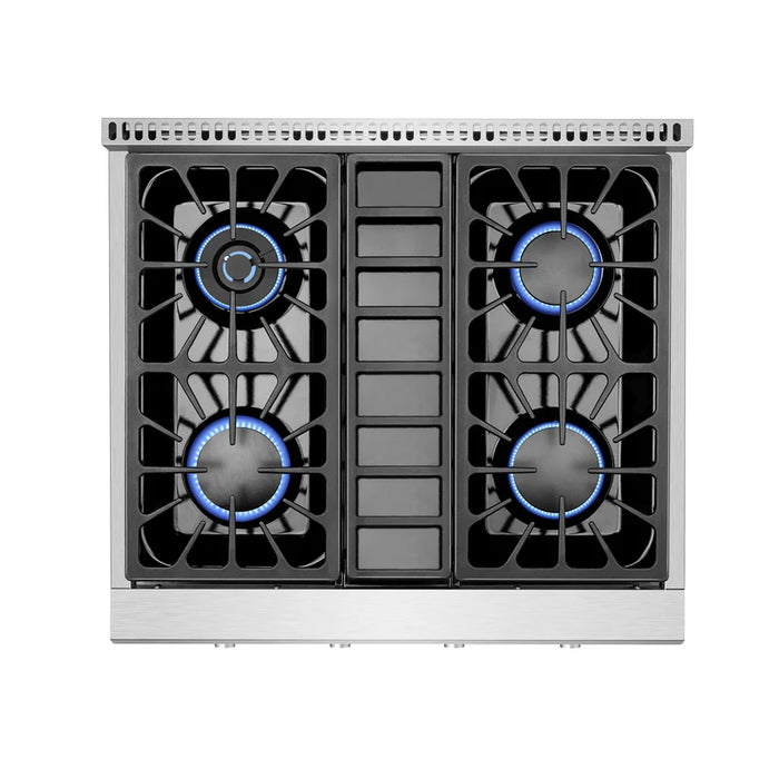 Empava 30GC30 Pro-style 30 in. Slide-in Gas Cooktop