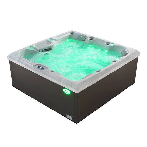 Luxury Freestanding 6-Person Square Outdoor Hot Tub  EMPV-SPA3550