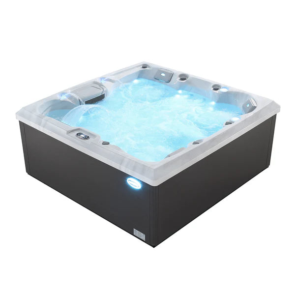 Luxury Freestanding 6-Person Square Outdoor Hot Tub  EMPV-SPA3550